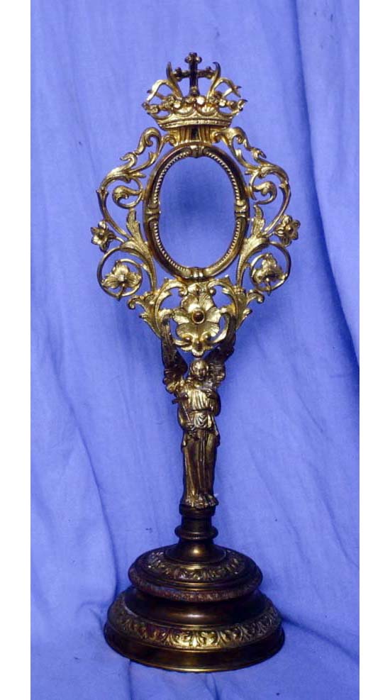 reliquiario - bottega italiana (prima metà sec. XX)