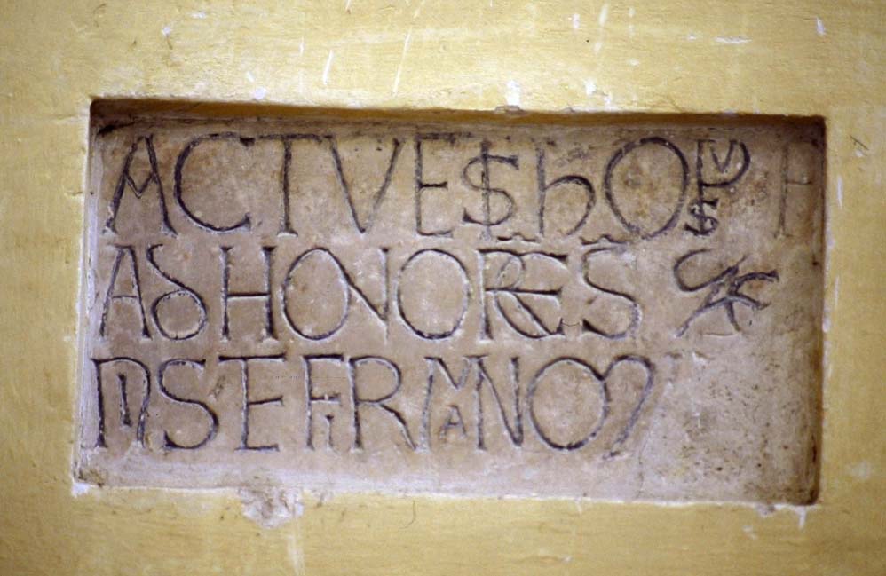 lapide - bottega marchigiana (sec. XII)