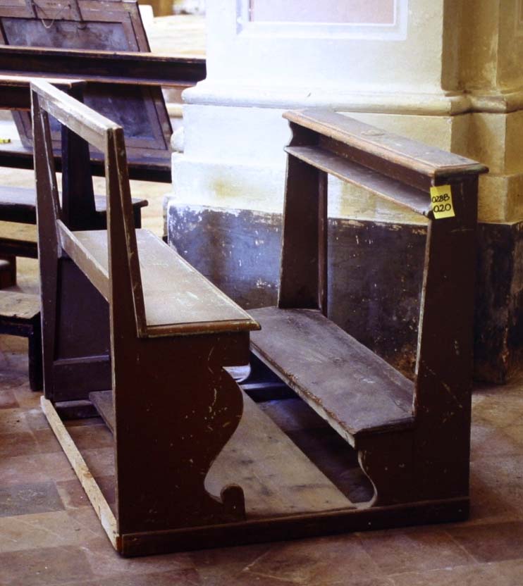 banco, coppia - bottega marchigiana (fine, inizio sec. XIX, sec. XX)