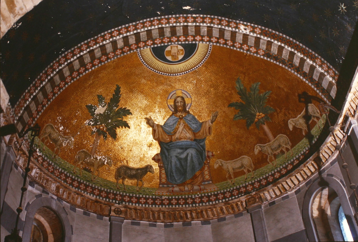 Cristo in trono (dipinto) - ambito italiano (sec. XX)