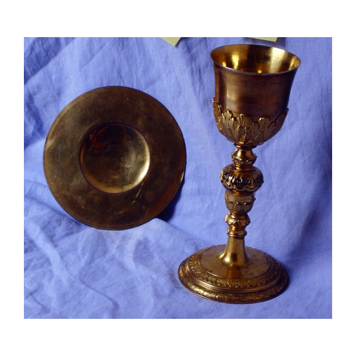 calice, elemento d'insieme - bottega marchigiana (primo quarto sec. XVIII, sec. XVIII)