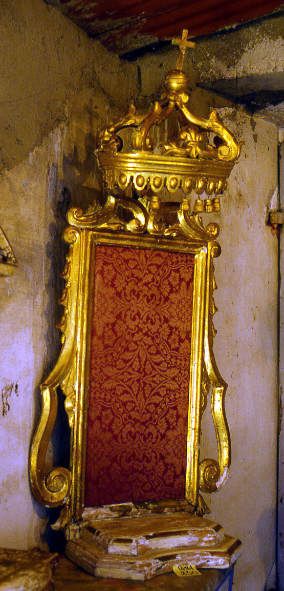 tronetto per esposizione eucaristica - bottega marchigiana (sec. XIX)