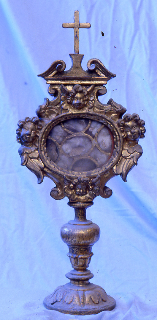 reliquiario, coppia - bottega marchigiana (sec. XVII, sec. XVIII)