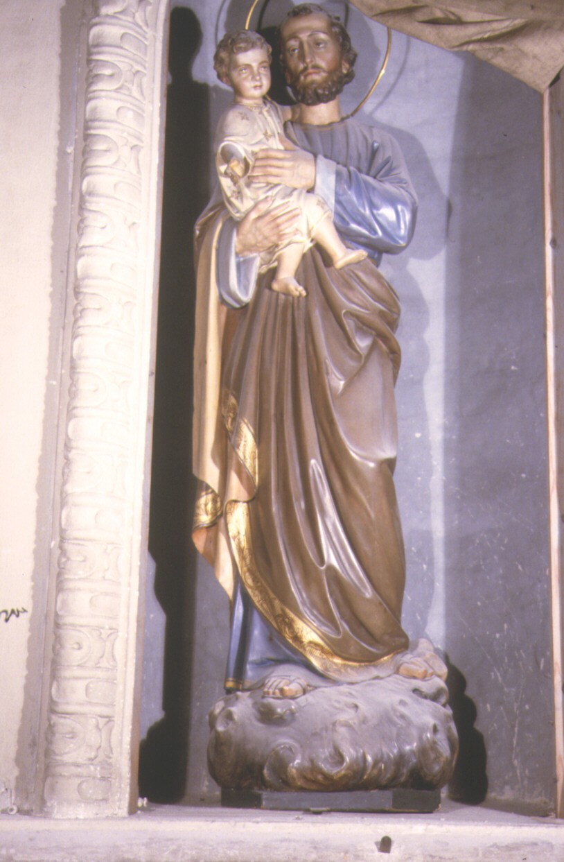 San Giuseppe e Gesù Bambino (statua) - ambito italiano (prima metà sec. XX)