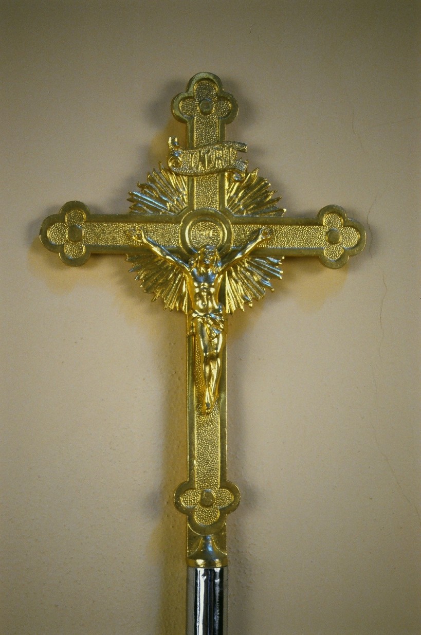 croce processionale - bottega Italia centrale (primo quarto sec. XX)