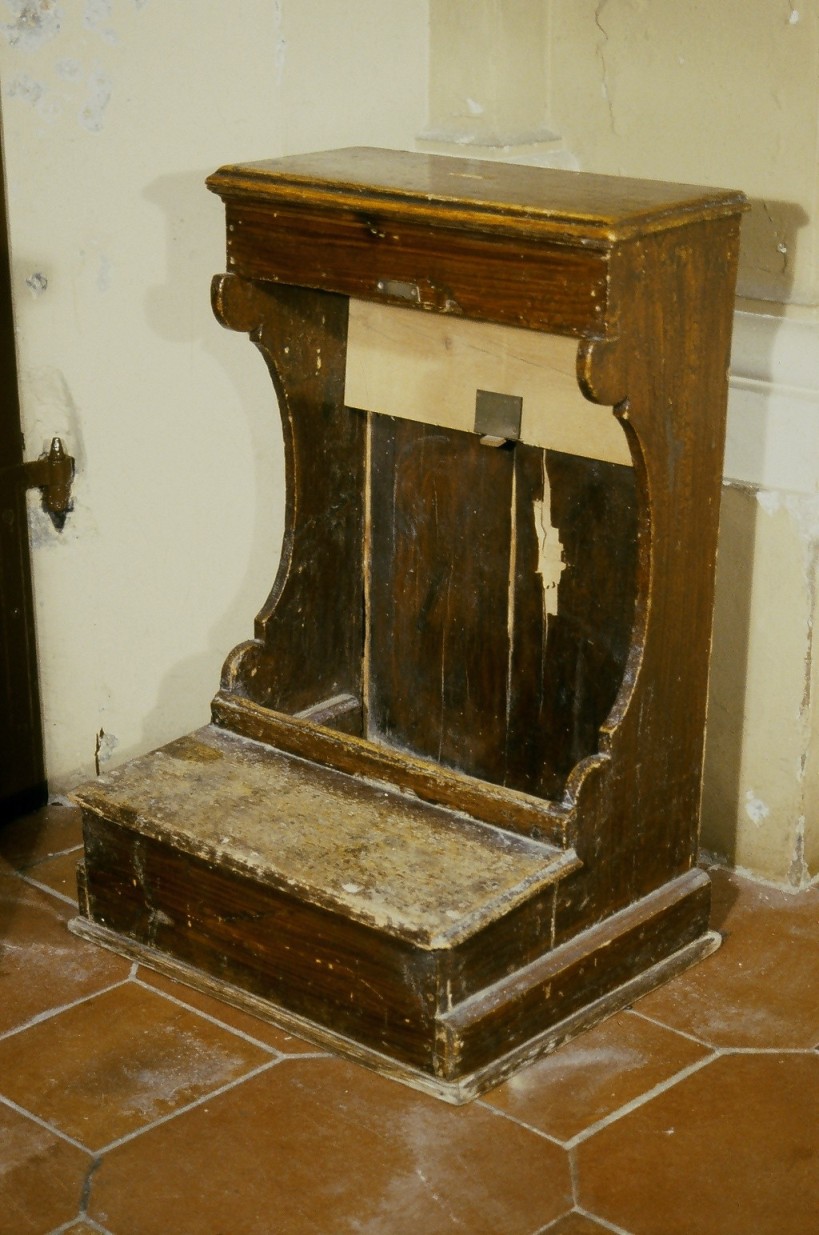 inginocchiatoio - ambito marchigiano (fine sec. XIX)