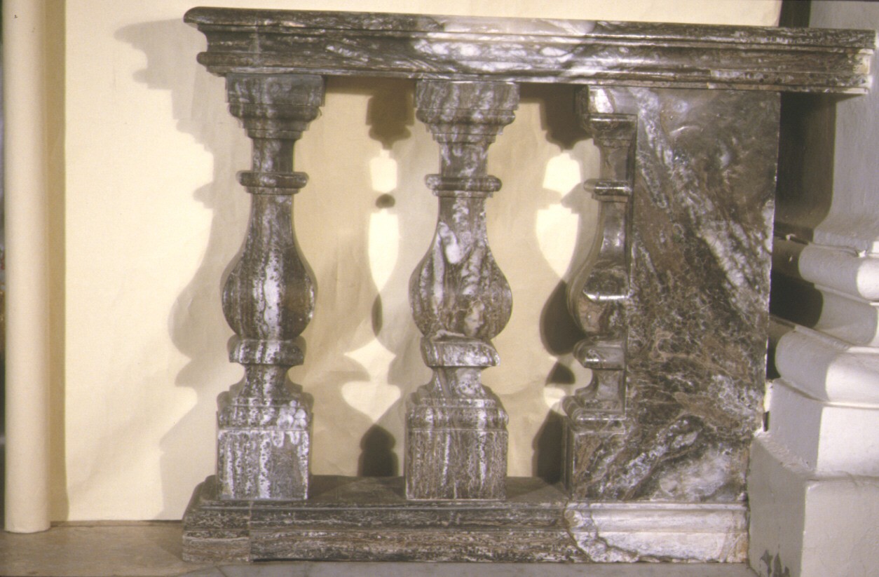 balaustrata, serie - bottega marchigiana (prima metà sec. XIX)