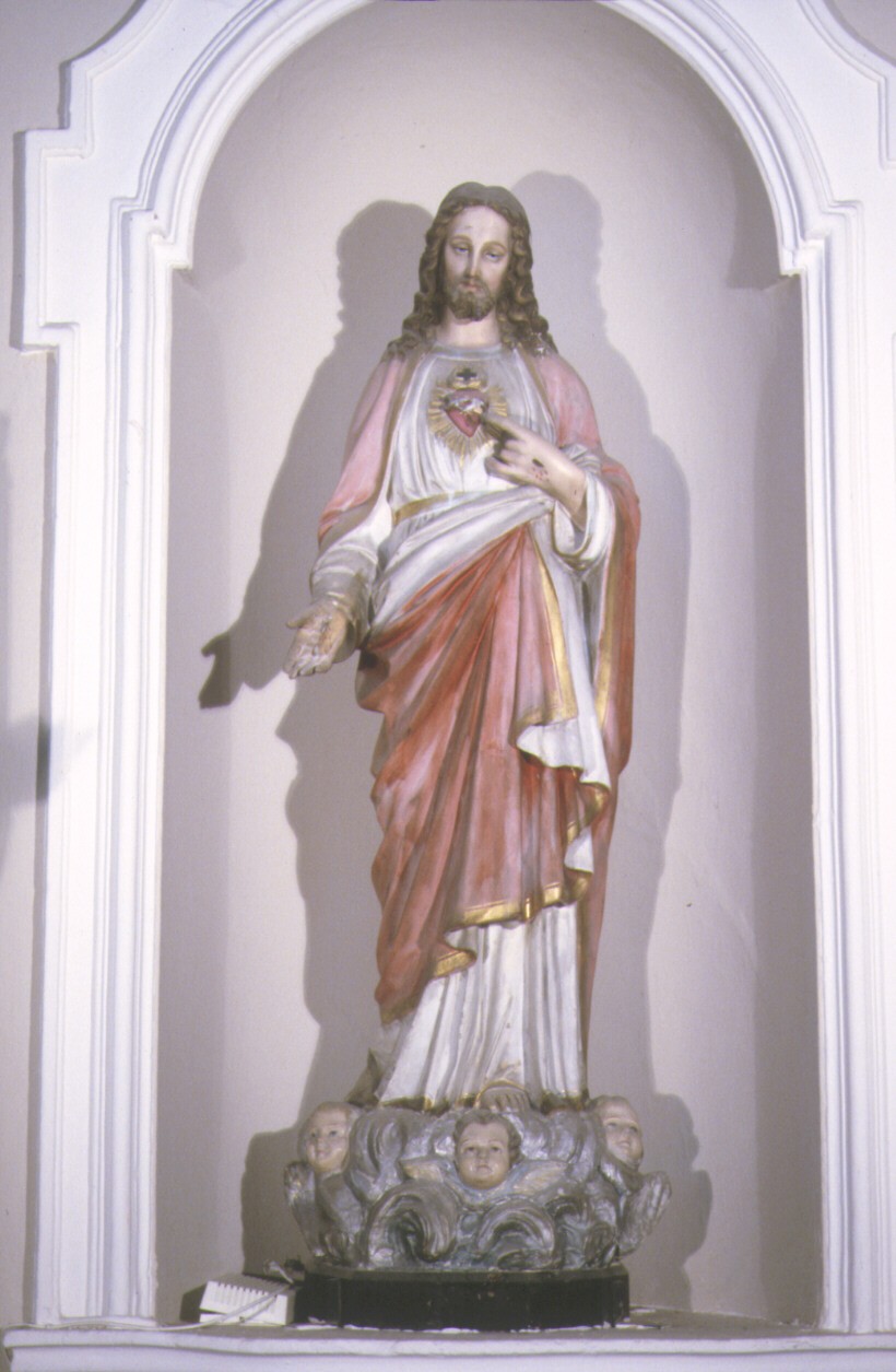 Sacro Cuore di Gesù (statua) - ambito Italia centrale (prima metà sec. XX)