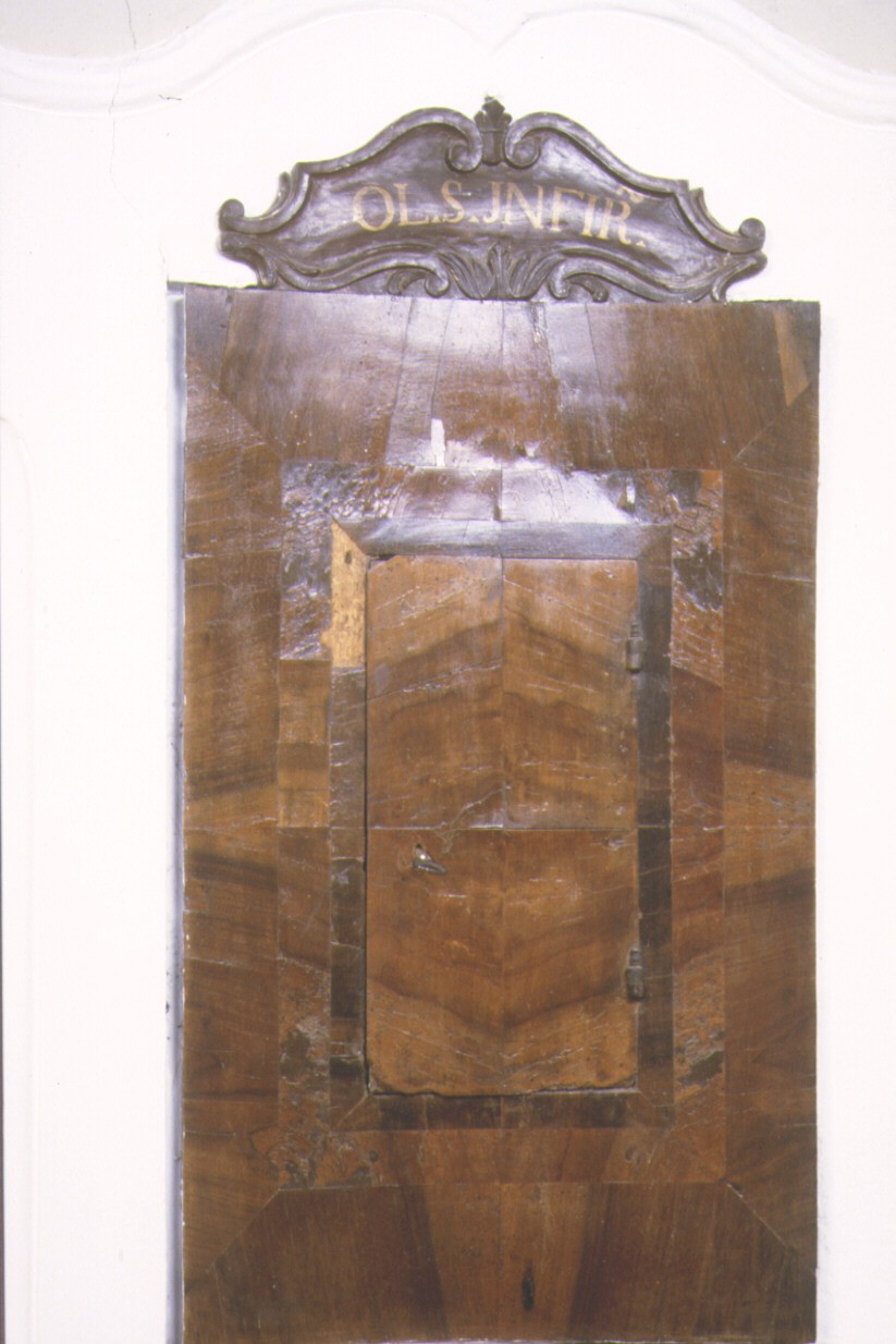 armadietto per oli santi - ambito marchigiano (prima metà sec. XIX)