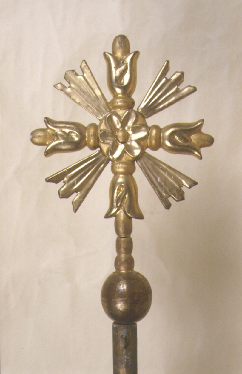 croce processionale - ambito marchigiano (metà sec. XIX)