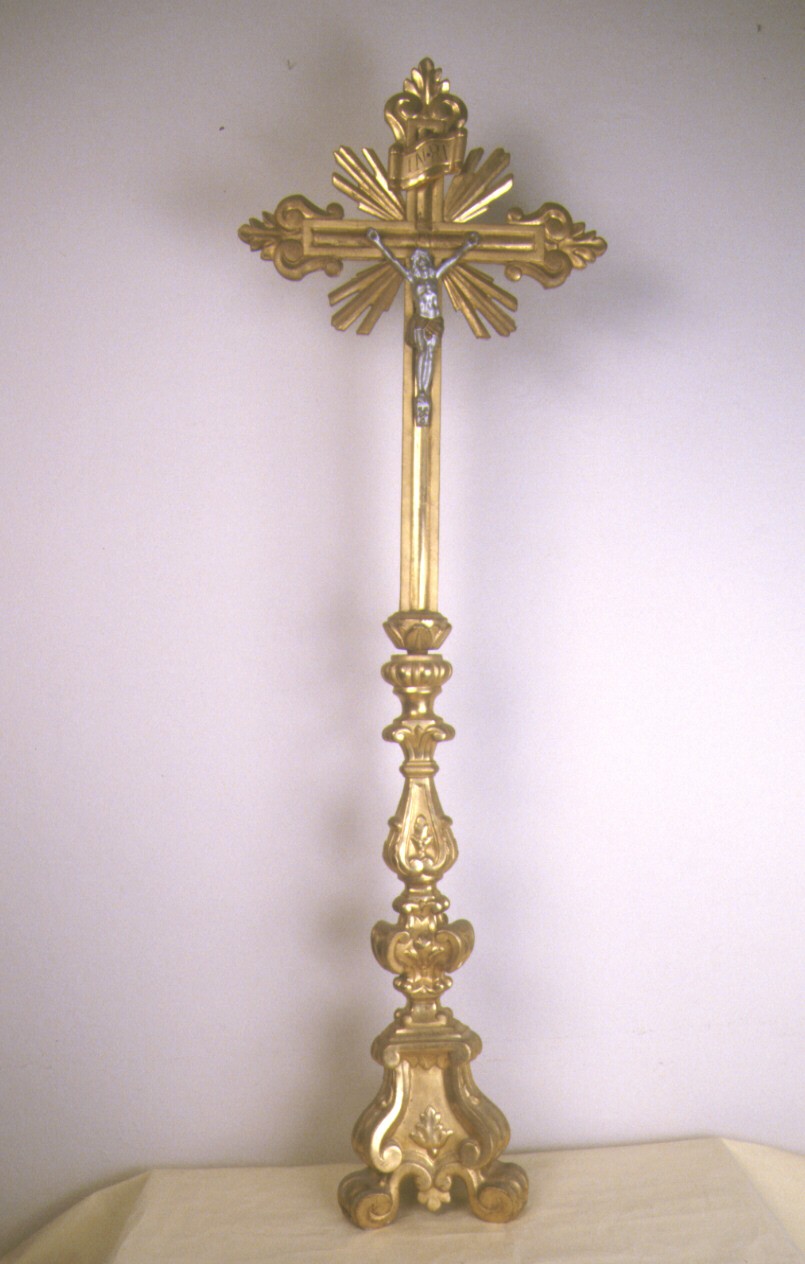 croce d'altare, elemento d'insieme - ambito marchigiano (seconda metà sec. XVIII)