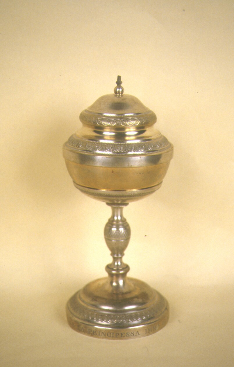 pisside - bottega italiana (prima metà sec. XIX)