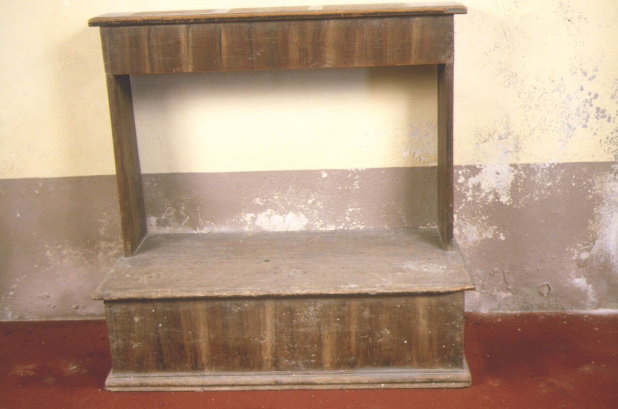 inginocchiatoio - ambito marchigiano (fine sec. XIX)