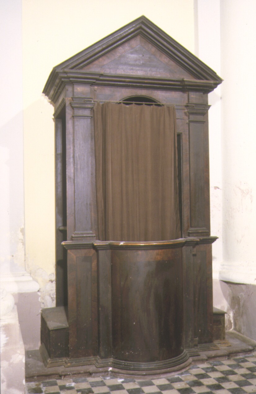 confessionale - ambito marchigiano (seconda metà sec. XVIII)