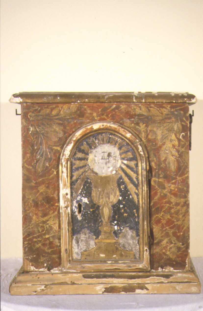 tabernacolo, frammento - ambito marchigiano (metà, metà sec. XIX, sec. XIX)