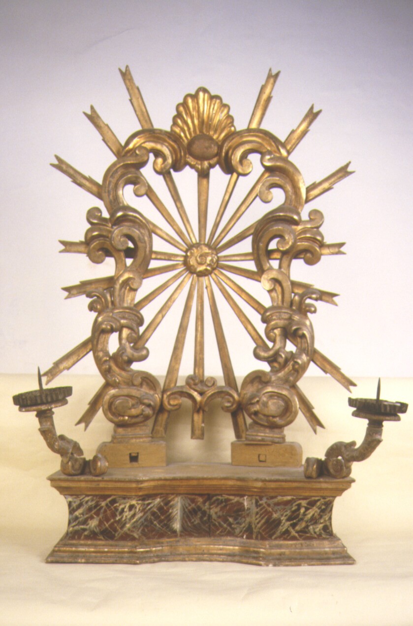 tronetto per esposizione eucaristica - ambito marchigiano (prima metà sec. XVIII)