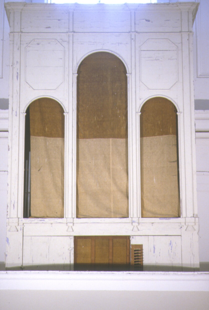 cassa d'organo, elemento d'insieme - ambito marchigiano (prima metà sec. XIX)