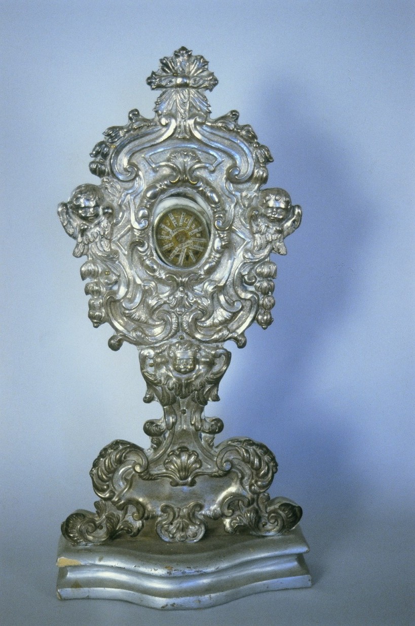 reliquiario - a ostensorio - bottega italiana (prima metà sec. XVIII)