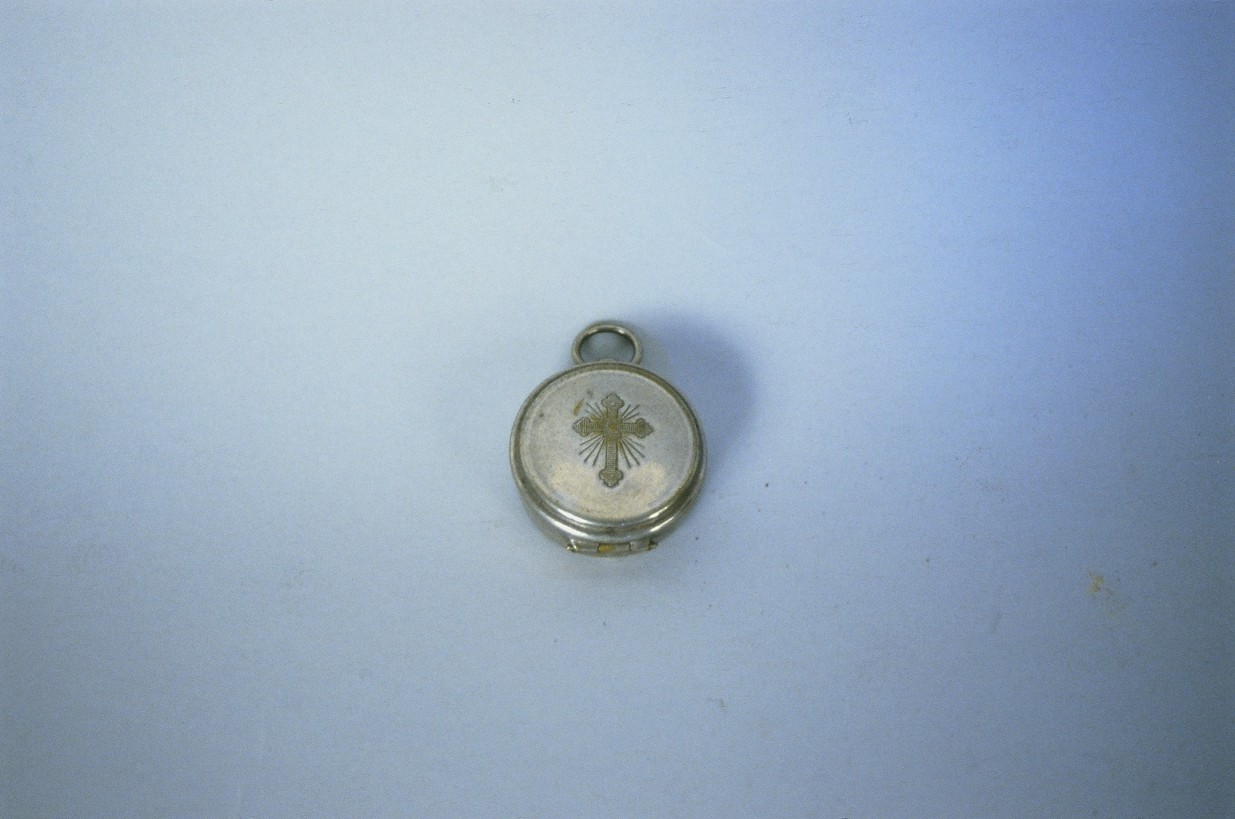 teca eucaristica - produzione italiana (fine sec. XIX)