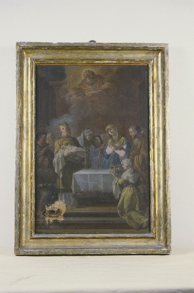 presentazione di Gesù al tempio (dipinto, elemento d'insieme) - bottega marchigiana (seconda metà sec. XVIII)