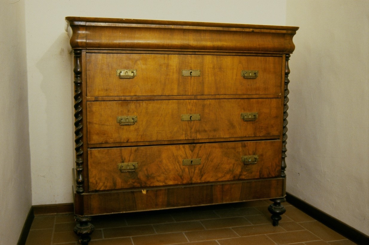 cassettone - bottega italiana (seconda metà sec. XIX)