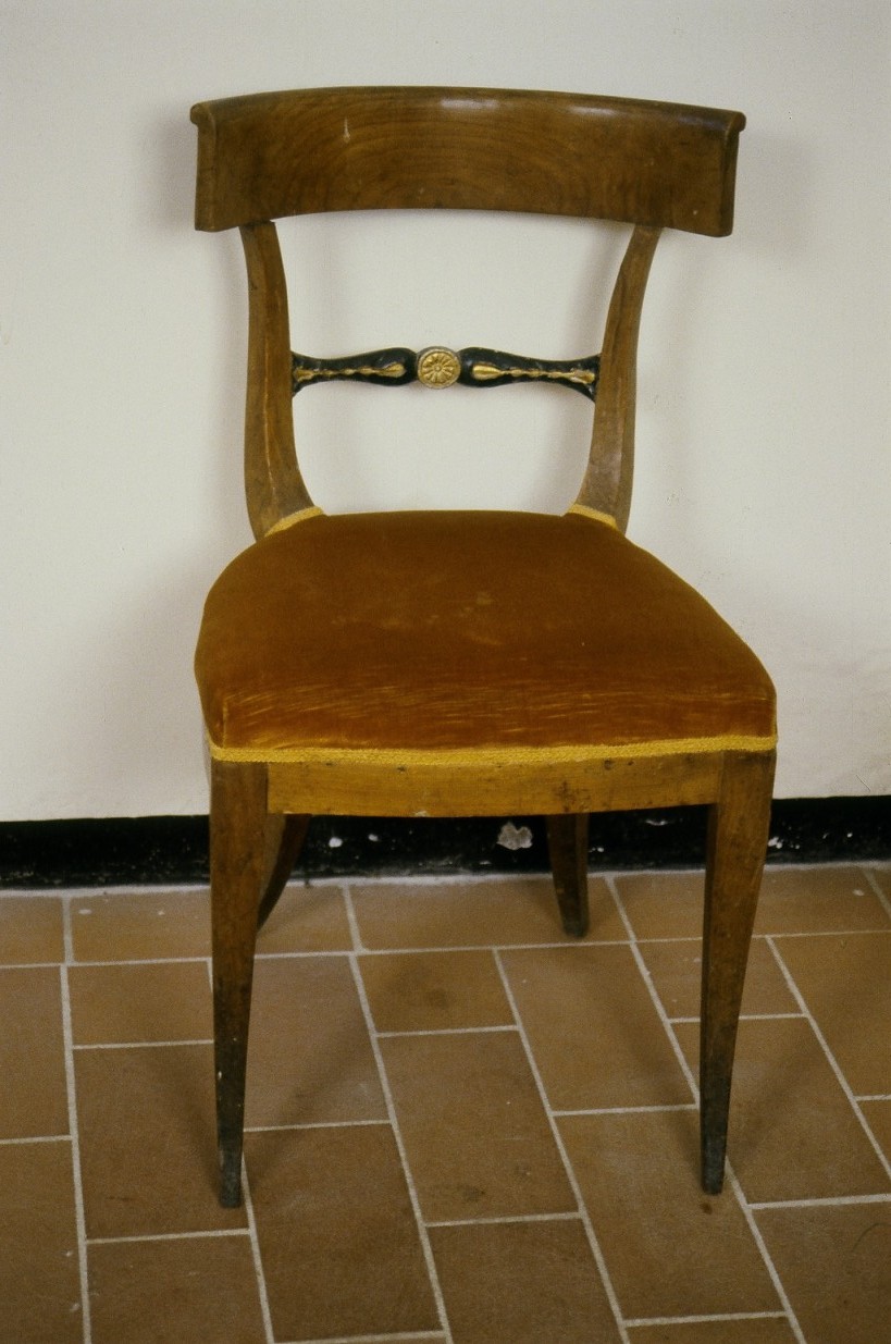 sedia, serie - ambito italiano (secondo quarto sec. XIX)