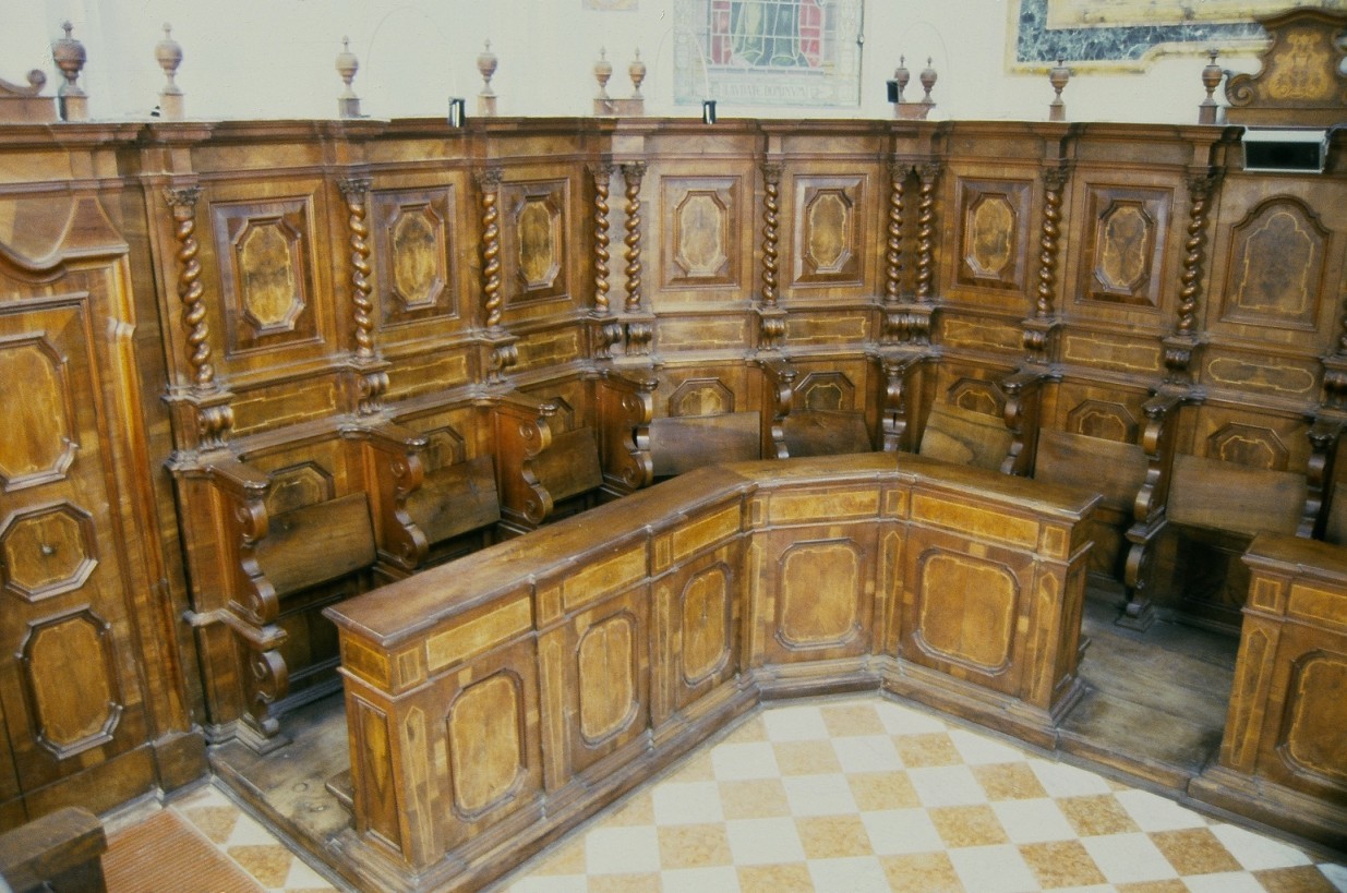stalli del coro - bottega marchigiana (metà sec. XVIII)