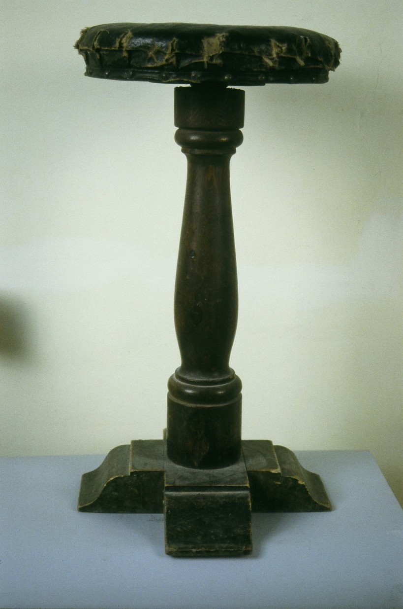 sgabello - ambito italiano (seconda metà sec. XIX)