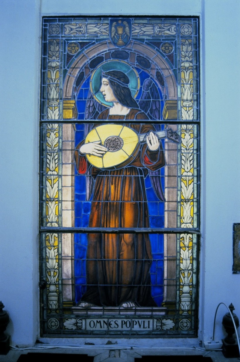 angelo (vetrata) - ambito italiano (primo quarto sec. XX)