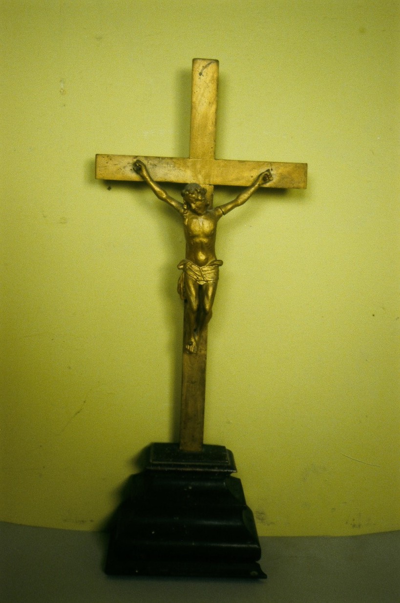 croce da tavolo - ambito italiano (ultimo quarto sec. XIX)