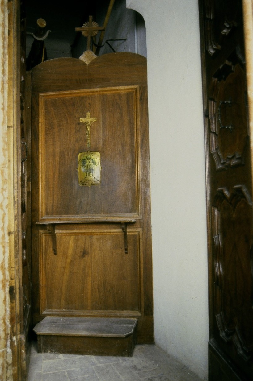 confessionale - ambito marchigiano (sec. XIX)