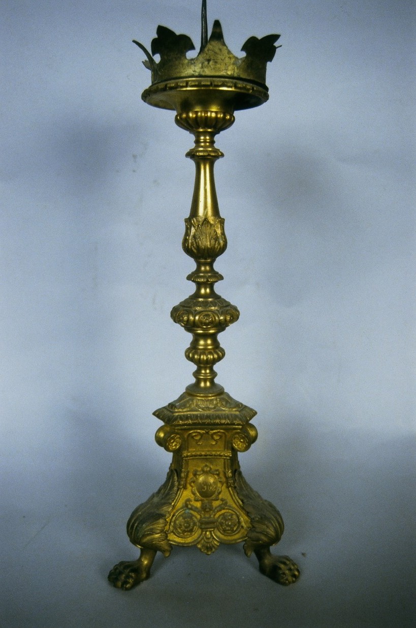 candeliere, serie - bottega Italia centrale (metà sec. XIX)