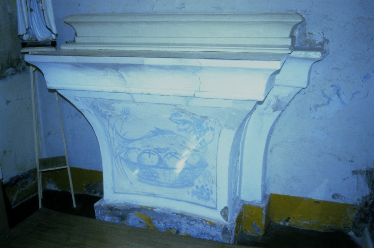 altare - bottega italiana (fine/inizio secc. XVIII/ XIX)