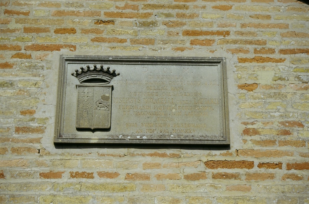 lapide - ambito marchigiano (sec. XX)