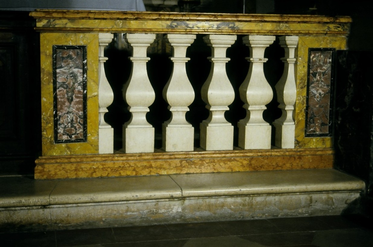 balaustrata - bottega marchigiana (ultimo quarto sec. XVIII)