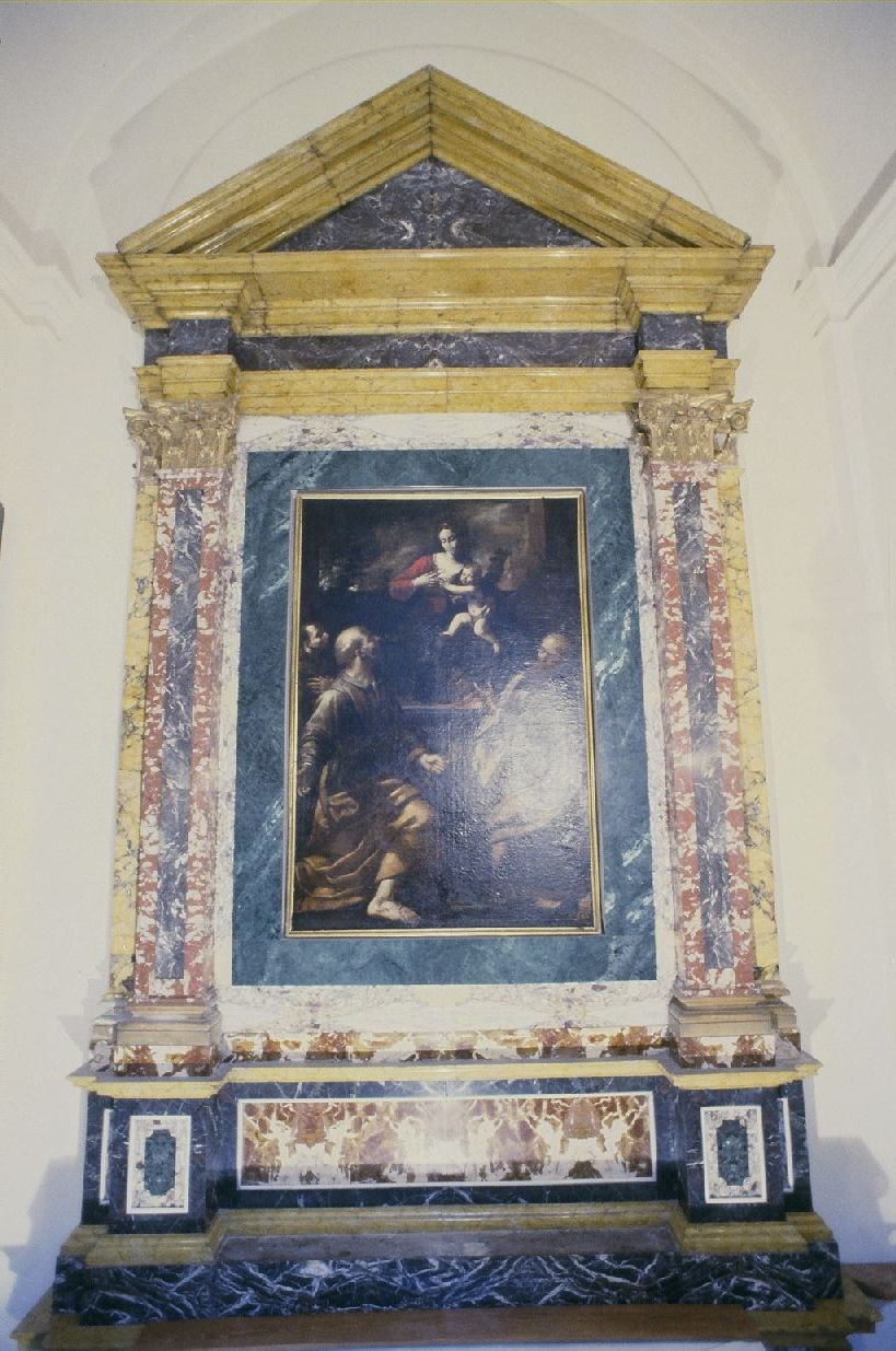 dossale, elemento d'insieme - bottega marchigiana (ultimo quarto sec. XVIII)