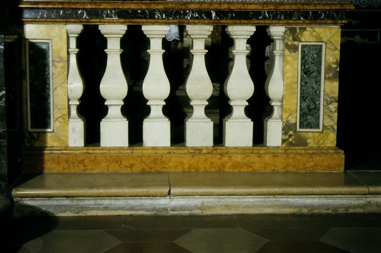 balaustrata - bottega marchigiana (ultimo quarto sec. XVIII)