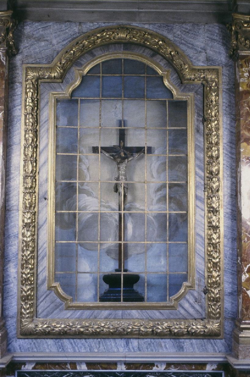 cornice, elemento d'insieme - bottega marchigiana (ultimo quarto sec. XVIII)