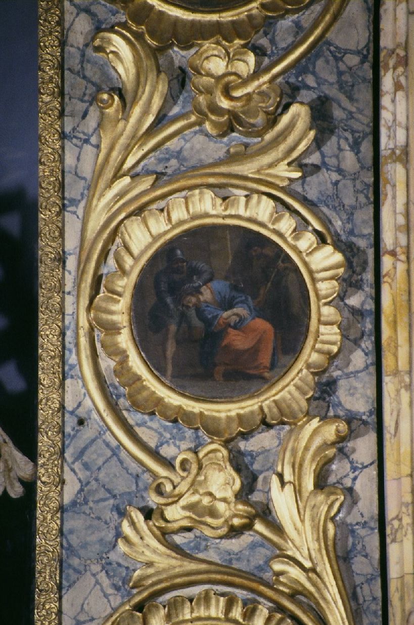 misteri del rosario: Incoronazione di spine (dipinto, elemento d'insieme) - ambito marchigiano (seconda metà sec. XVIII)