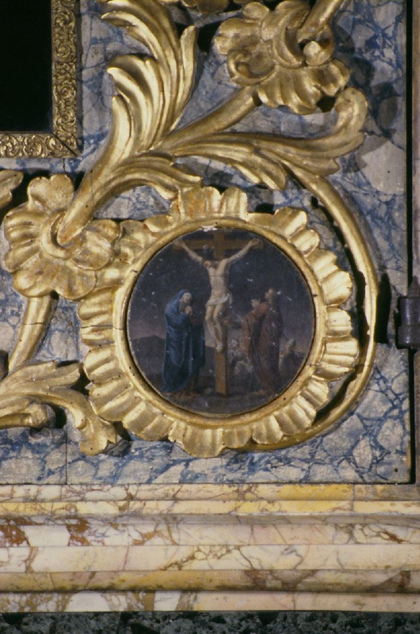 misteri del rosario: Crocifissione (dipinto, elemento d'insieme) - ambito marchigiano (seconda metà sec. XVIII)