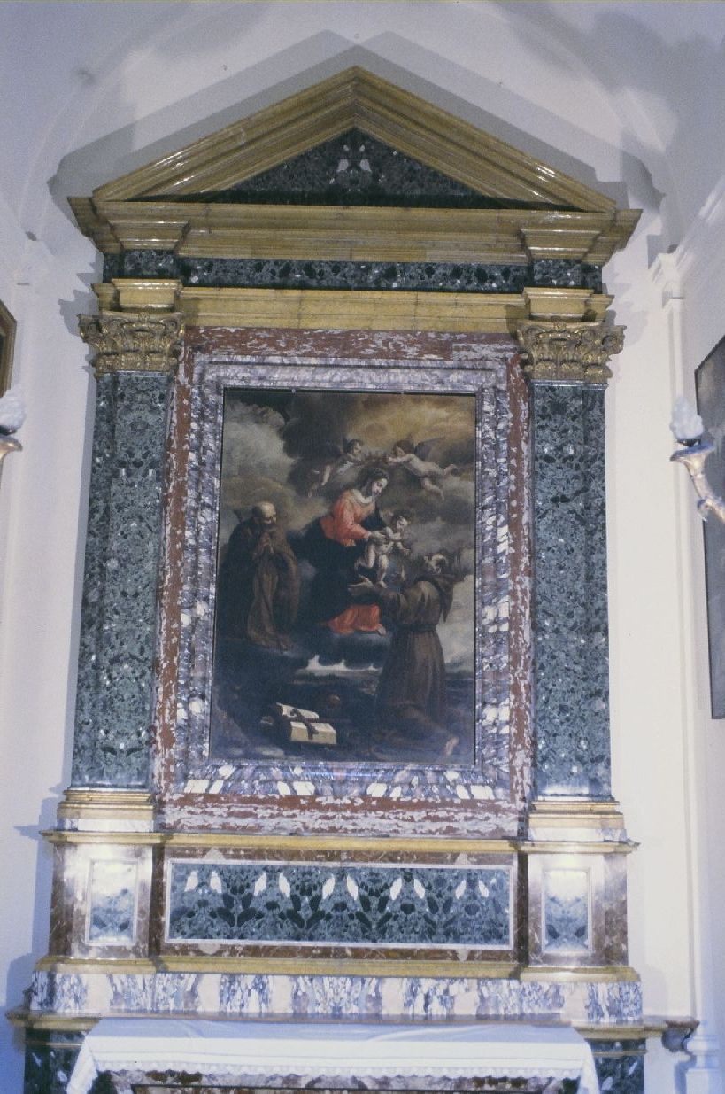 dossale, elemento d'insieme - bottega marchigiana (seconda metà sec. XVIII)