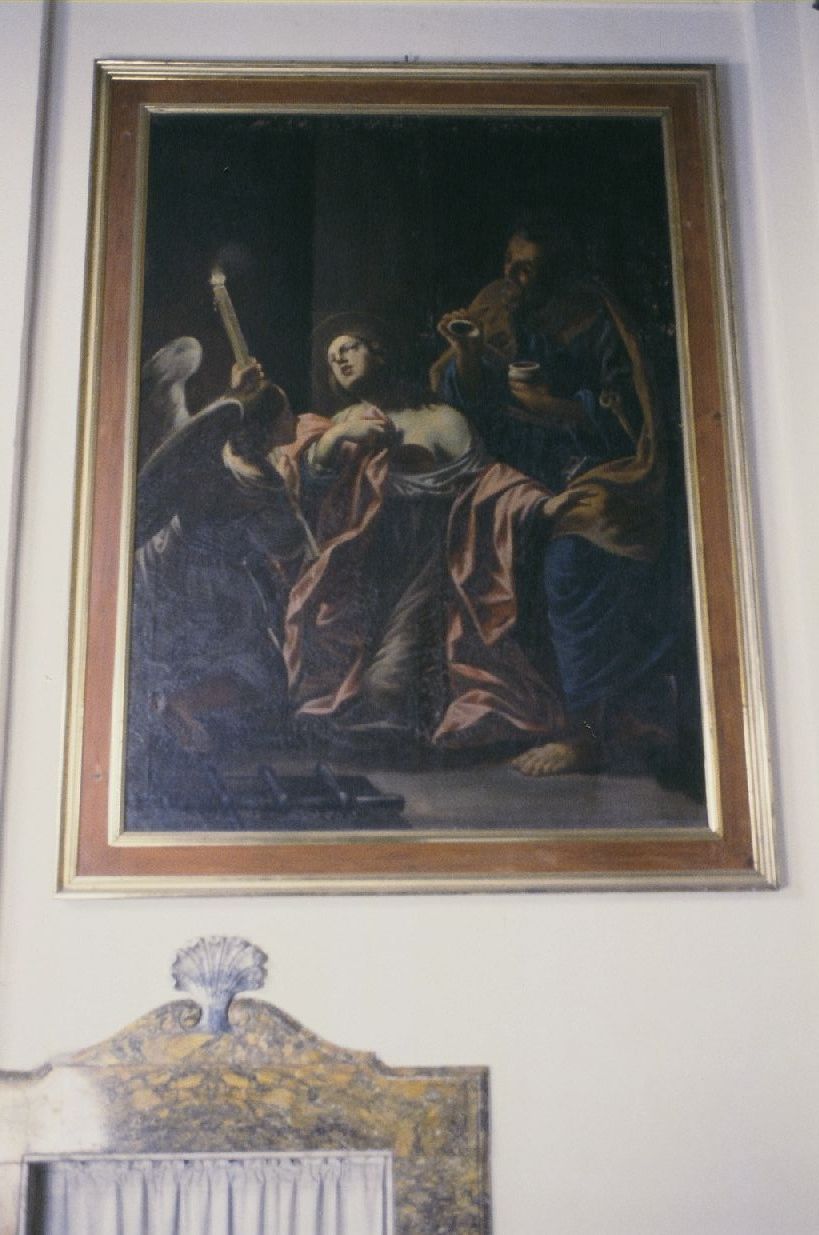 cornice, elemento d'insieme - bottega marchigiana (seconda metà sec. XVII)