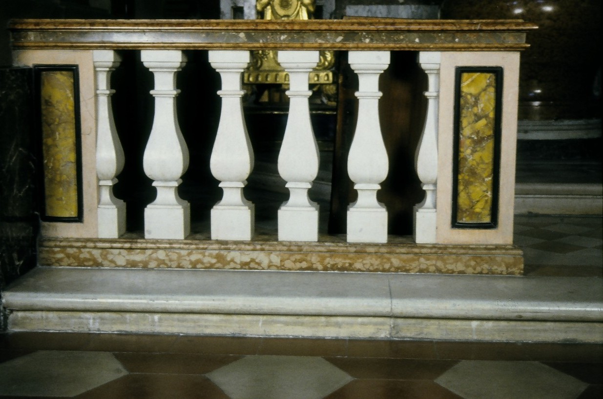 balaustrata, serie - bottega marchigiana (seconda metà sec. XVIII)