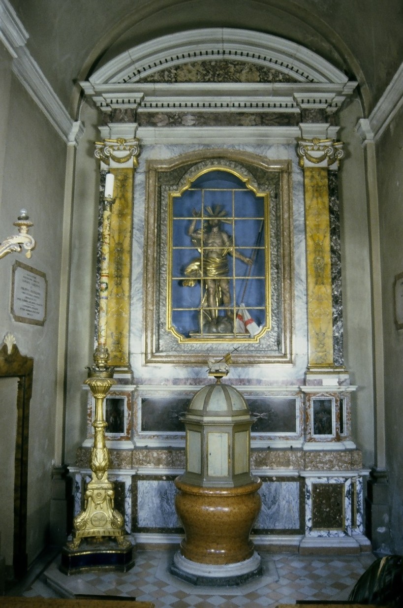 dossale, elemento d'insieme - bottega marchigiana (ultimo quarto sec. XVIII)