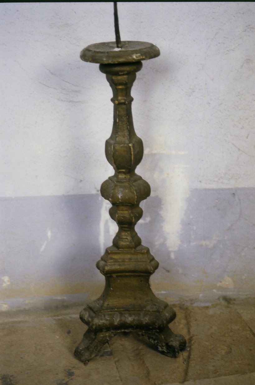 candeliere, serie - bottega marchigiana (prima metà sec. XVIII)