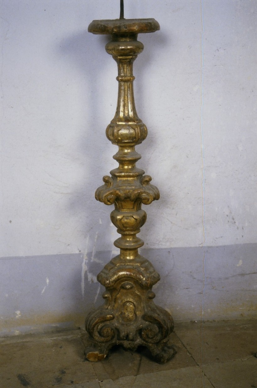 candeliere, serie - bottega marchigiana (prima metà sec. XVIII)