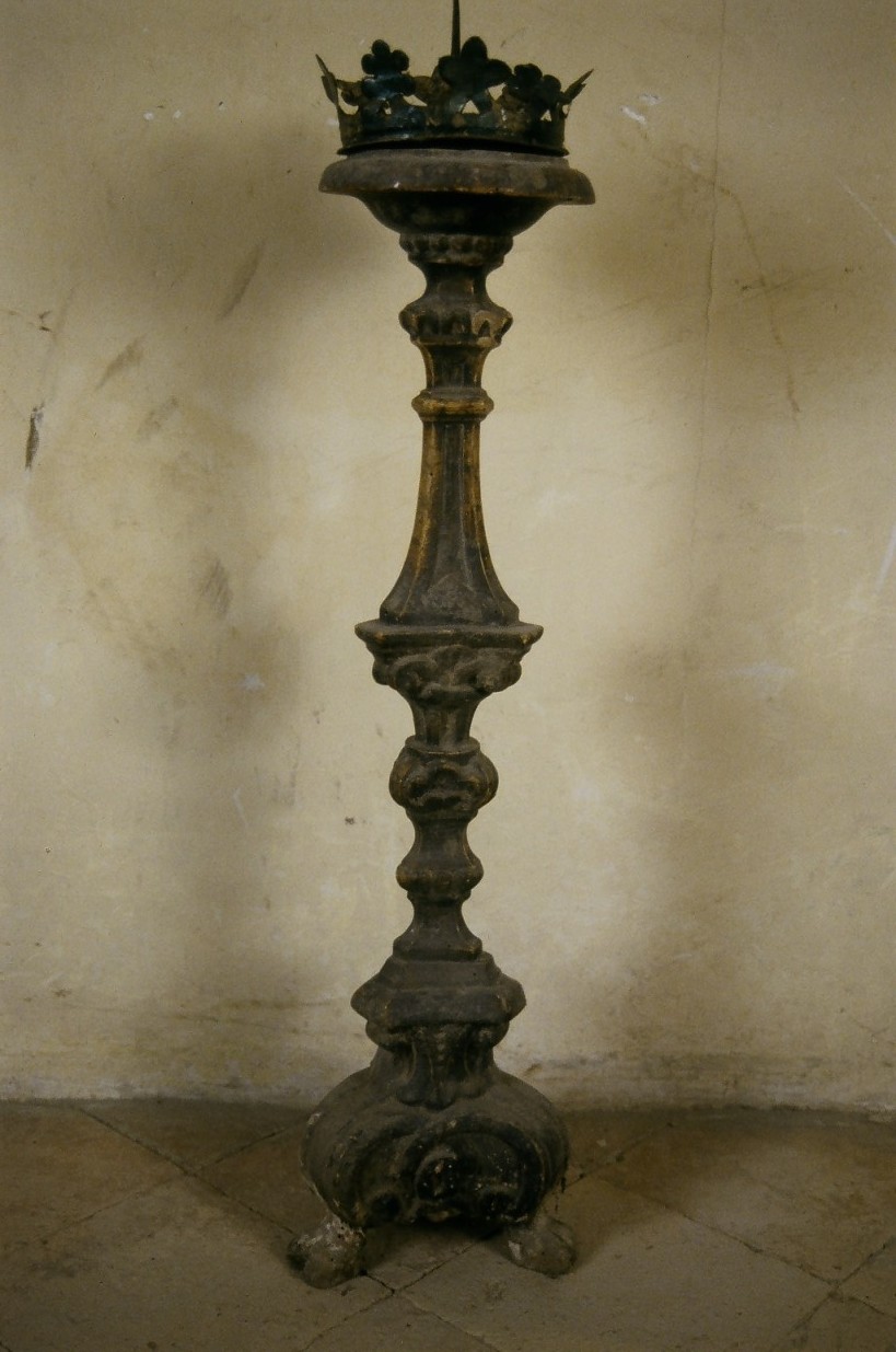 candeliere - bottega marchigiana (seconda metà sec. XVIII)