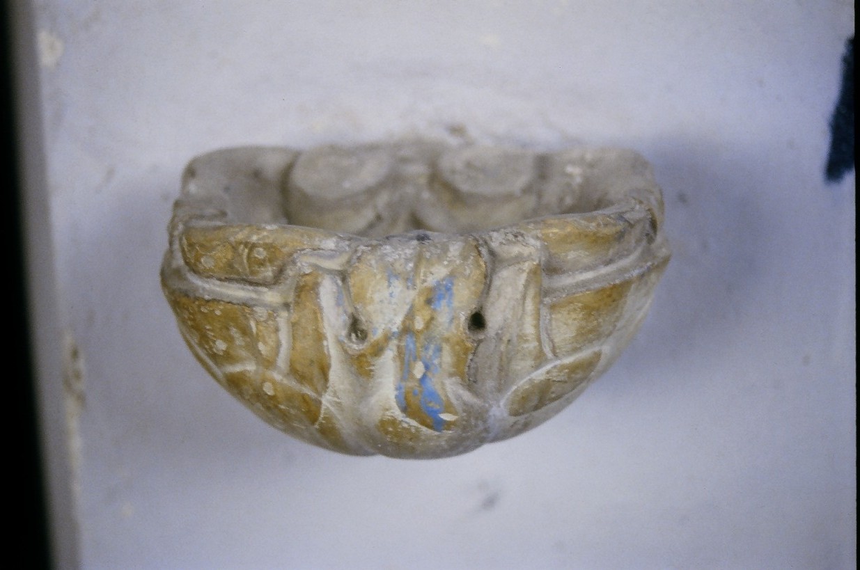 acquasantiera - bottega marchigiana (seconda metà sec. XVIII)