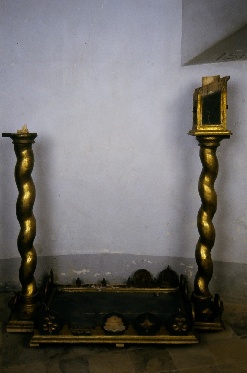 baldacchino, frammento - bottega marchigiana (sec. XVII)