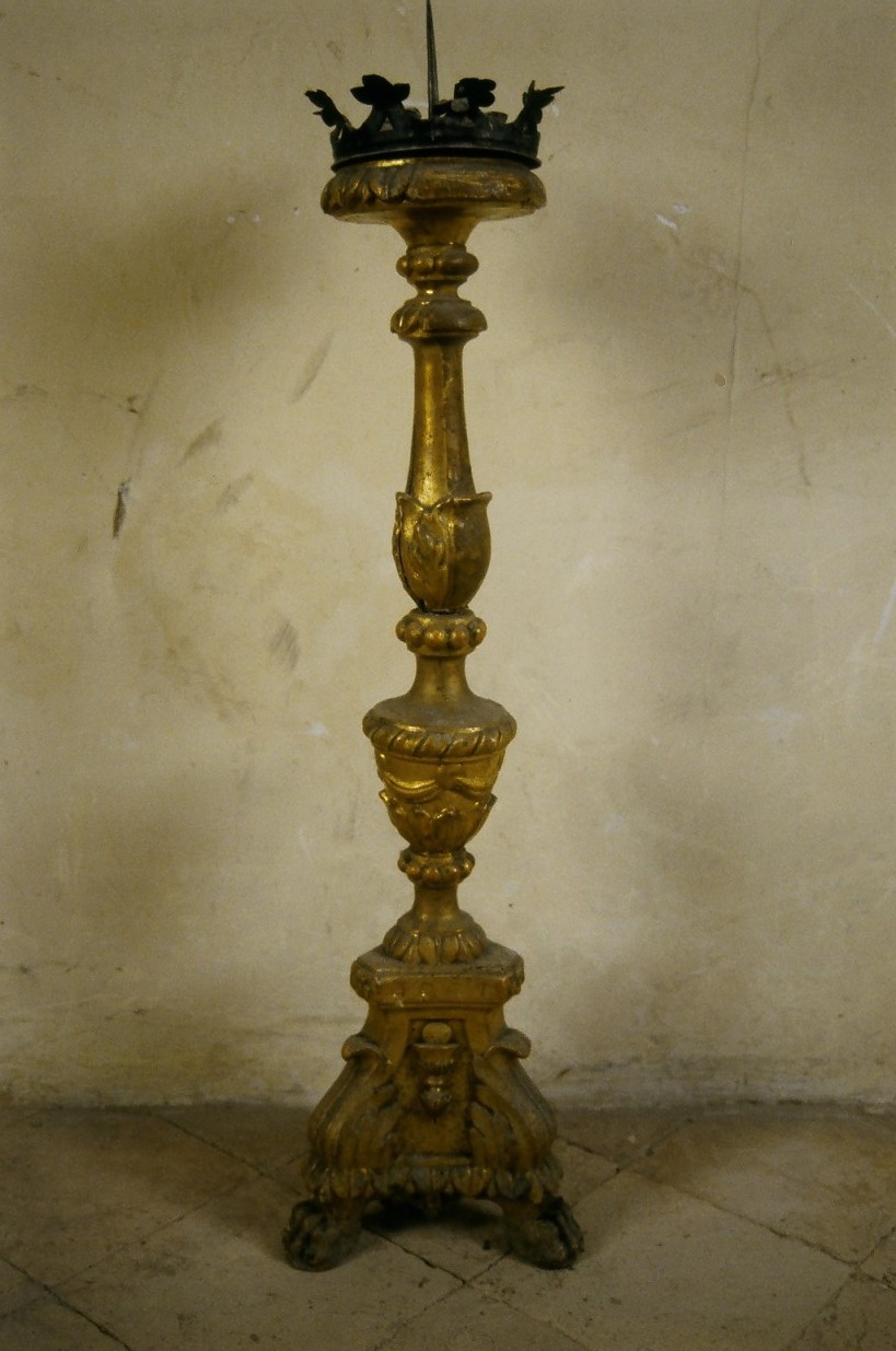 candeliere, serie - bottega marchigiana (seconda metà sec. XVIII)